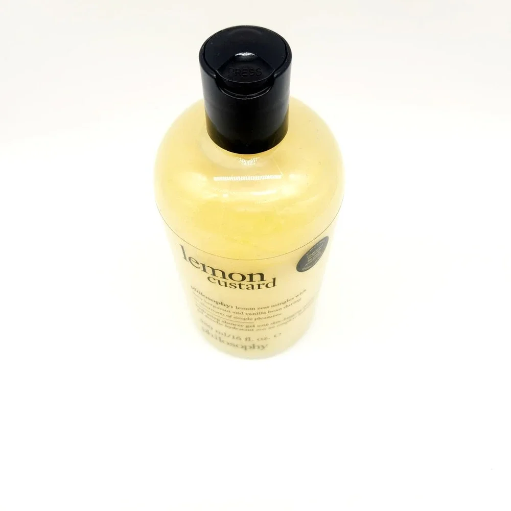 Philosophy Lemon Custard Shampoo Shower Gel Bubble Bath 16‎ oz